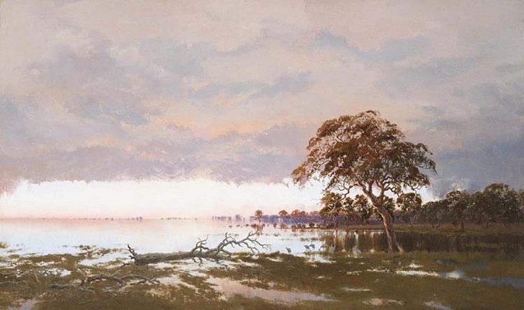 unknow artist The Flood on the Darling River